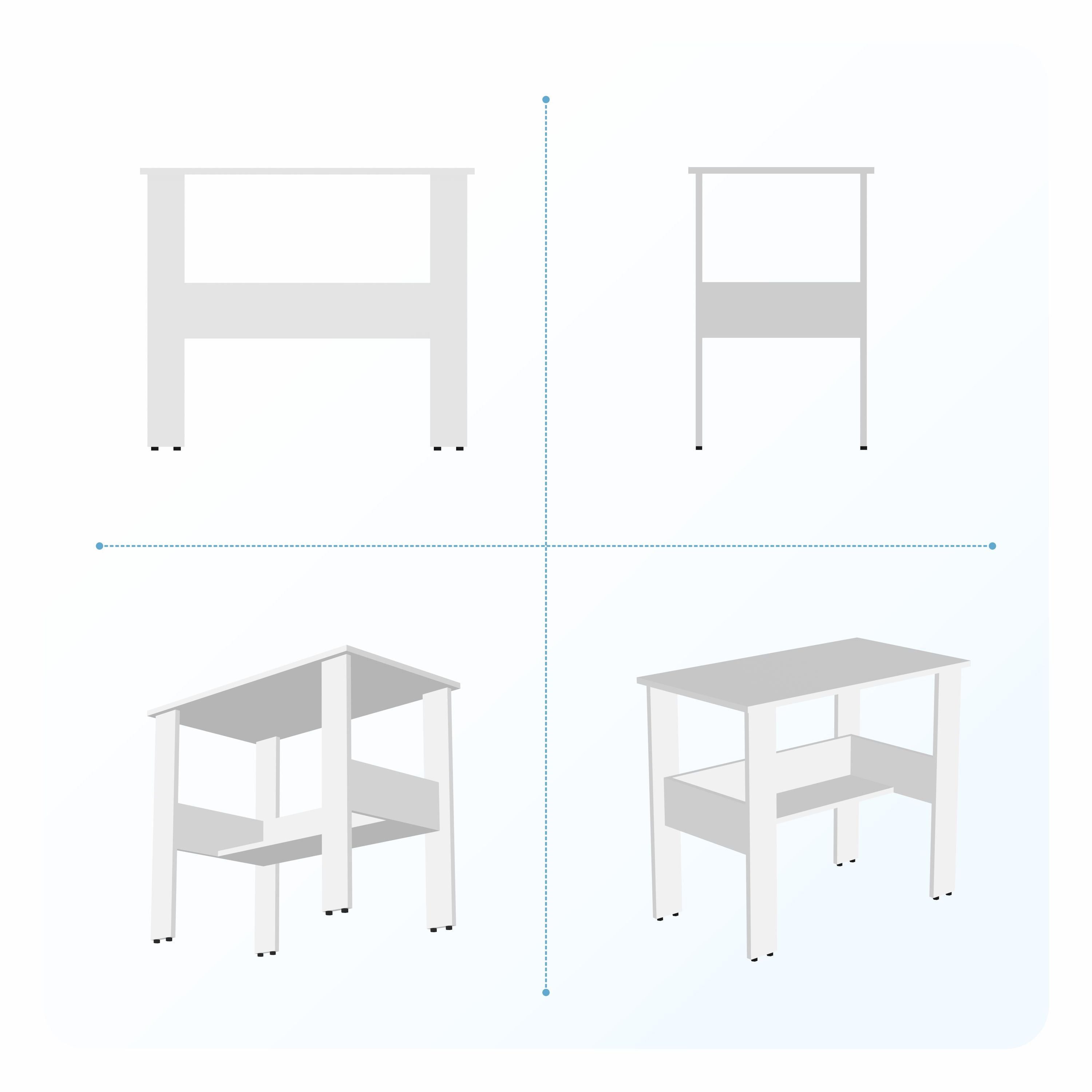 Towaho Brightline Study Table